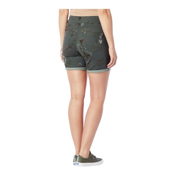 DEMOCRACY Floral Patterned Elastic waist Drawstring Womens Shorts, Size 10 NWOT - Picture 2 of 12